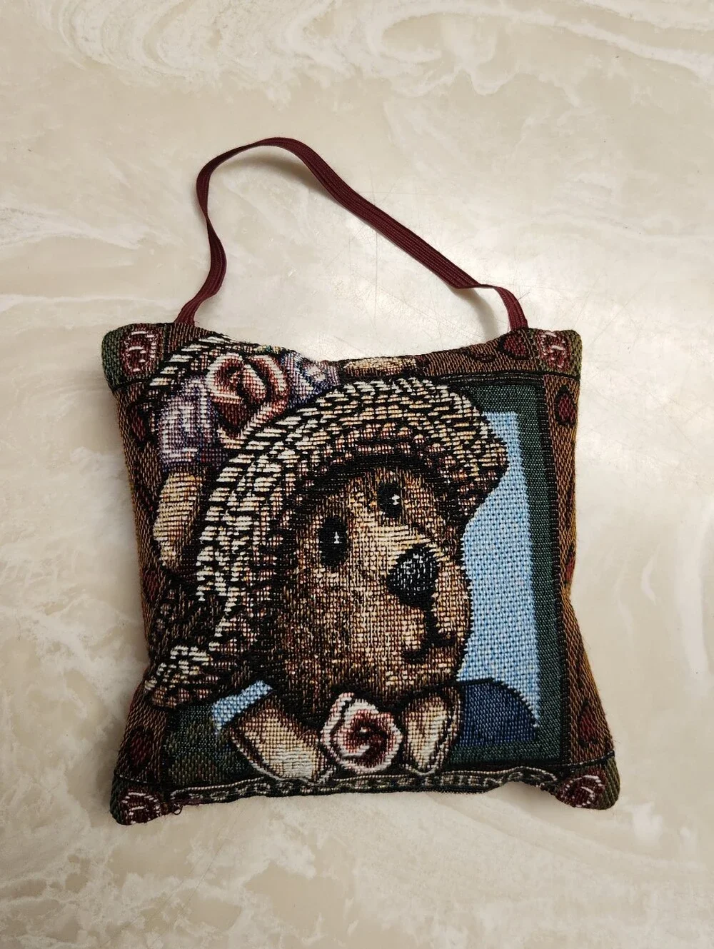 Boyd's Bear & Friends Tapestry Wilson Doorstop & Afternoon Tea Ornament Decor